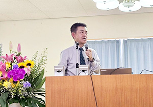 秋本薫社長、松下雄哉社長に特別ご講演