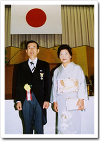 遠藤栄社長と令夫人