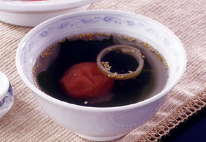 梅干スープ