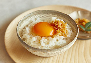 卵かけご飯×しょうがフレーク