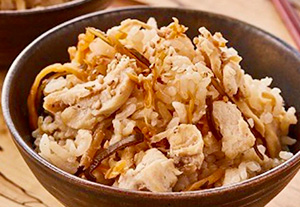 炊き込みご飯×おかずしょうが