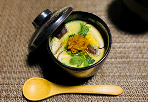 しょうがフレーク茶碗蒸し