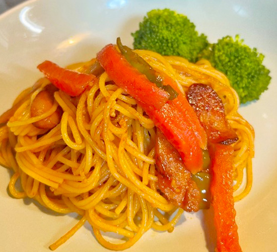 さくら大根ナポリタン