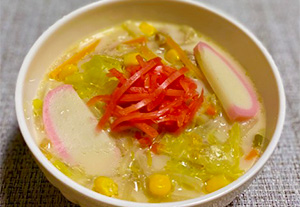 しょうがちゃんぽんスープ