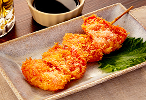 紅しょうが串揚げ