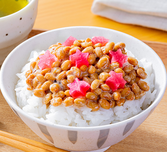 簡単！さくら大根納豆ご飯